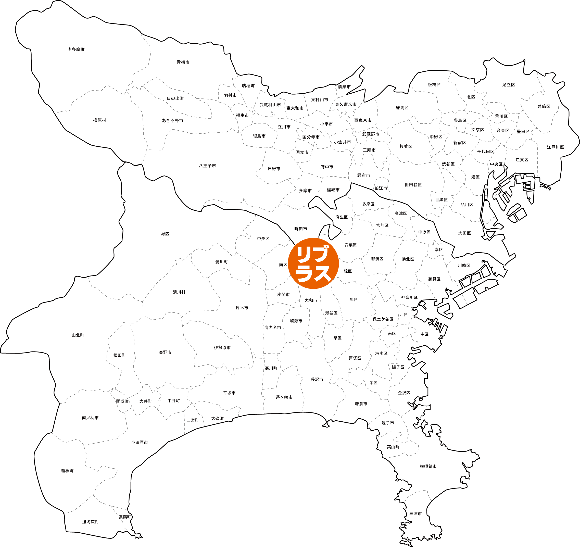 横浜町田・相模原発～東京・神奈川及び近郊